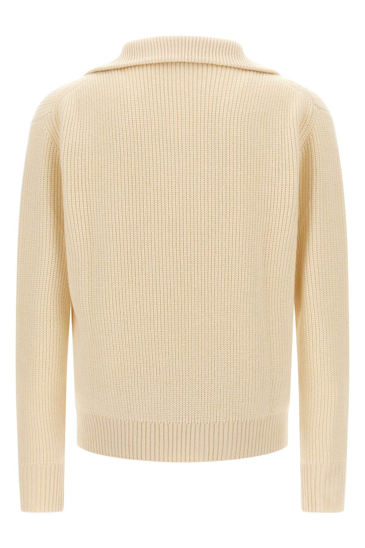 the oliver lettuce maglione con zip costa inglese in cashmere sweater