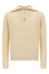 the oliver lettuce maglione con zip costa inglese in cashmere sweater