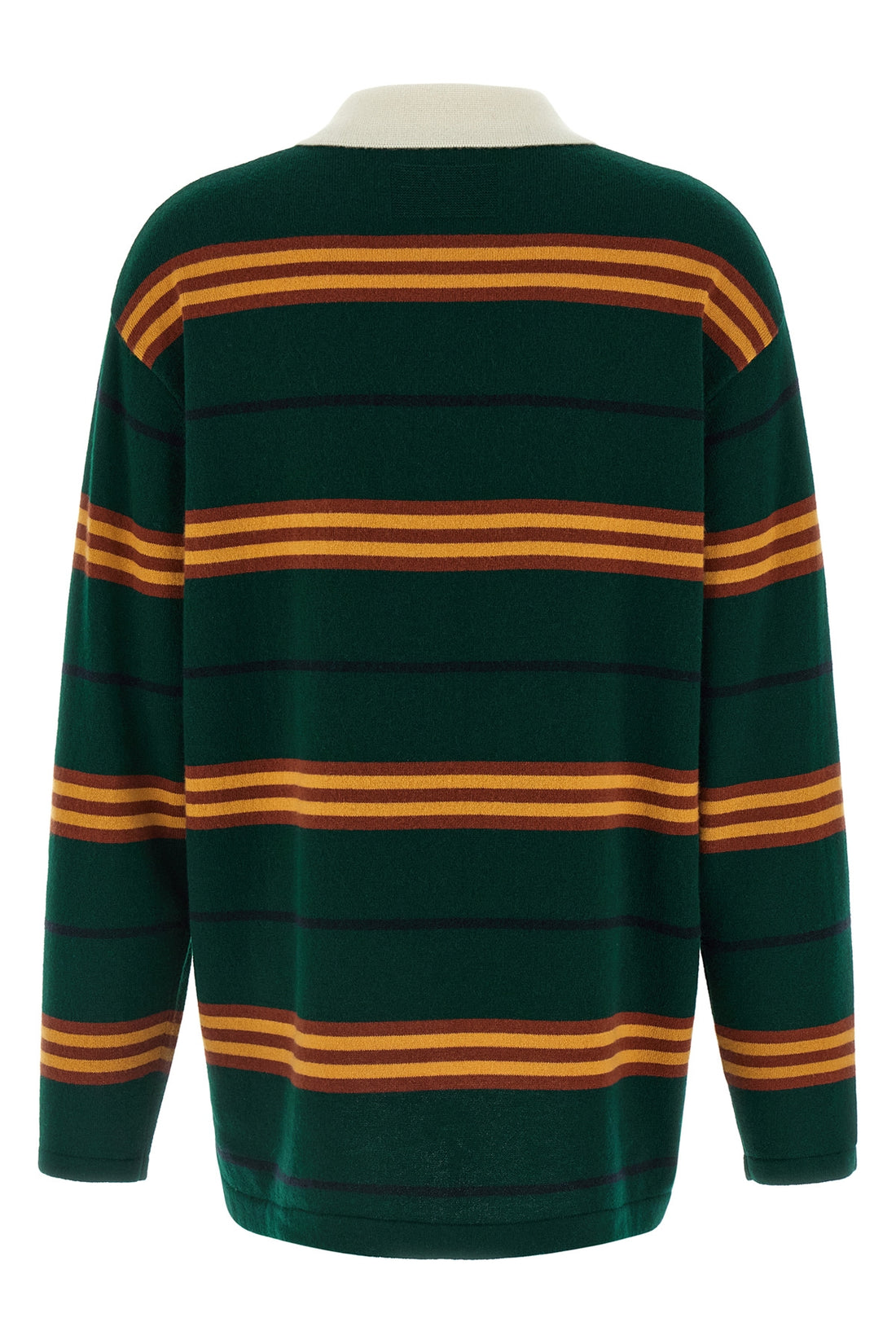 GUEST IN RESIDENCE M striped rugby striped cashmere polo shirt