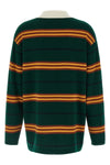 striped rugby striped cashmere polo shirt