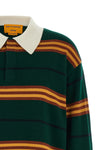 striped rugby striped cashmere polo shirt