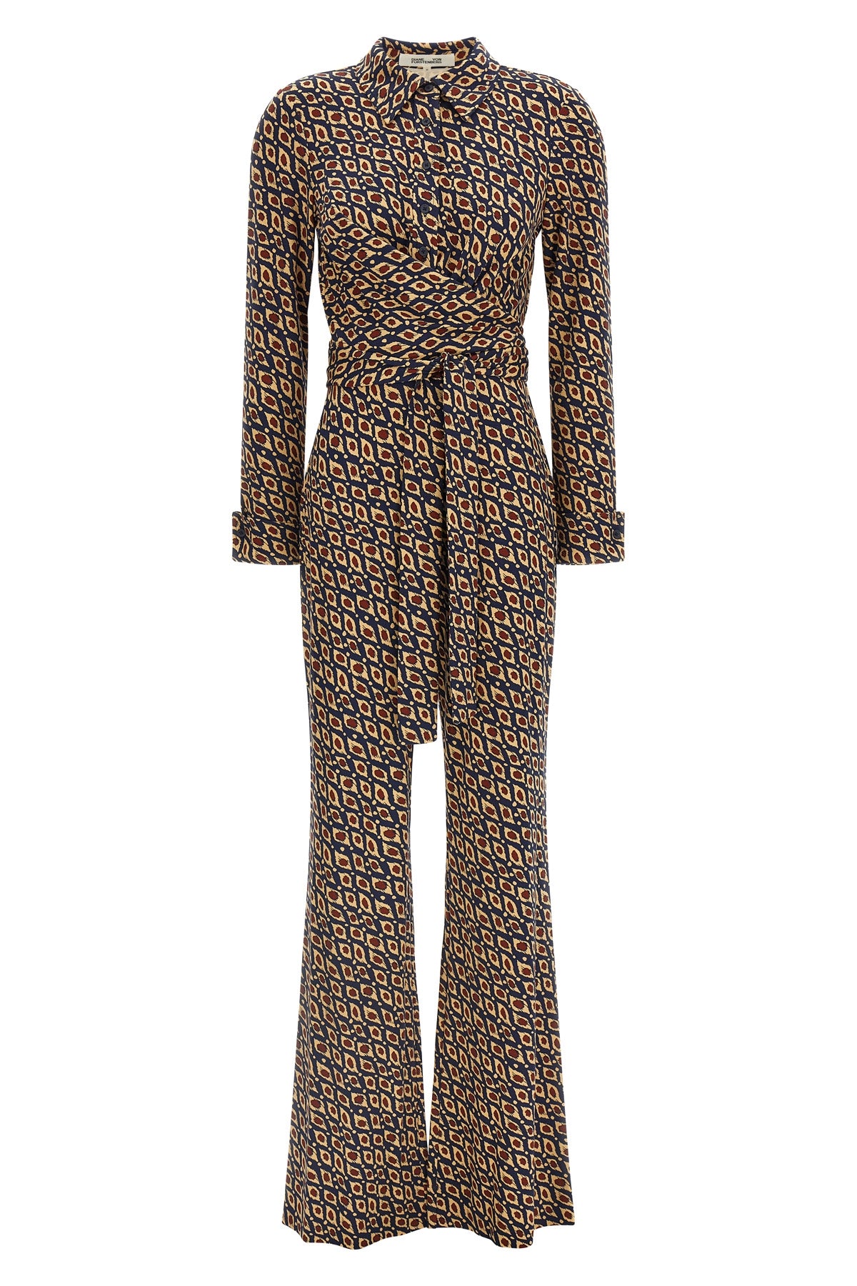 the diane von furstenberg michele jumpsuit redefines everyday elegance through