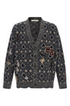 sibling hand-mended merino wool merino wool cardigan