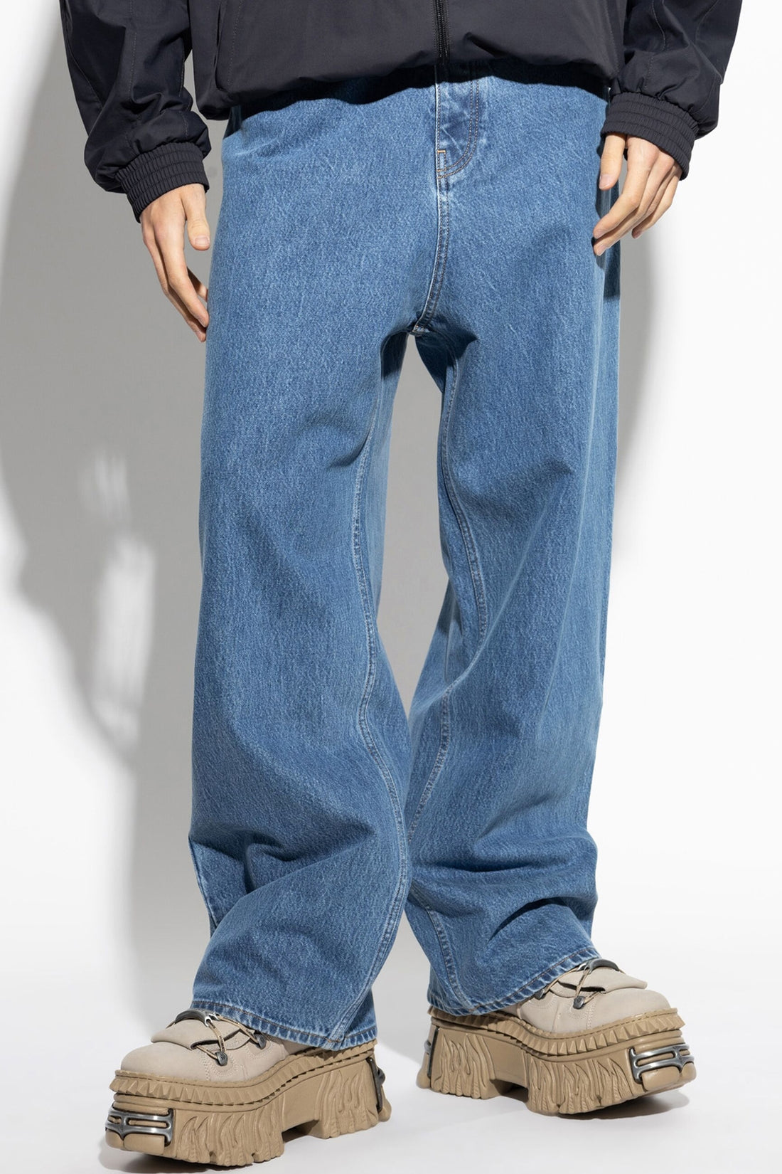 VETEMENTS 26 baggy denim cotton jeans