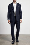 virgin wool and cashmere suit