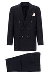 virgin wool and cashmere suit