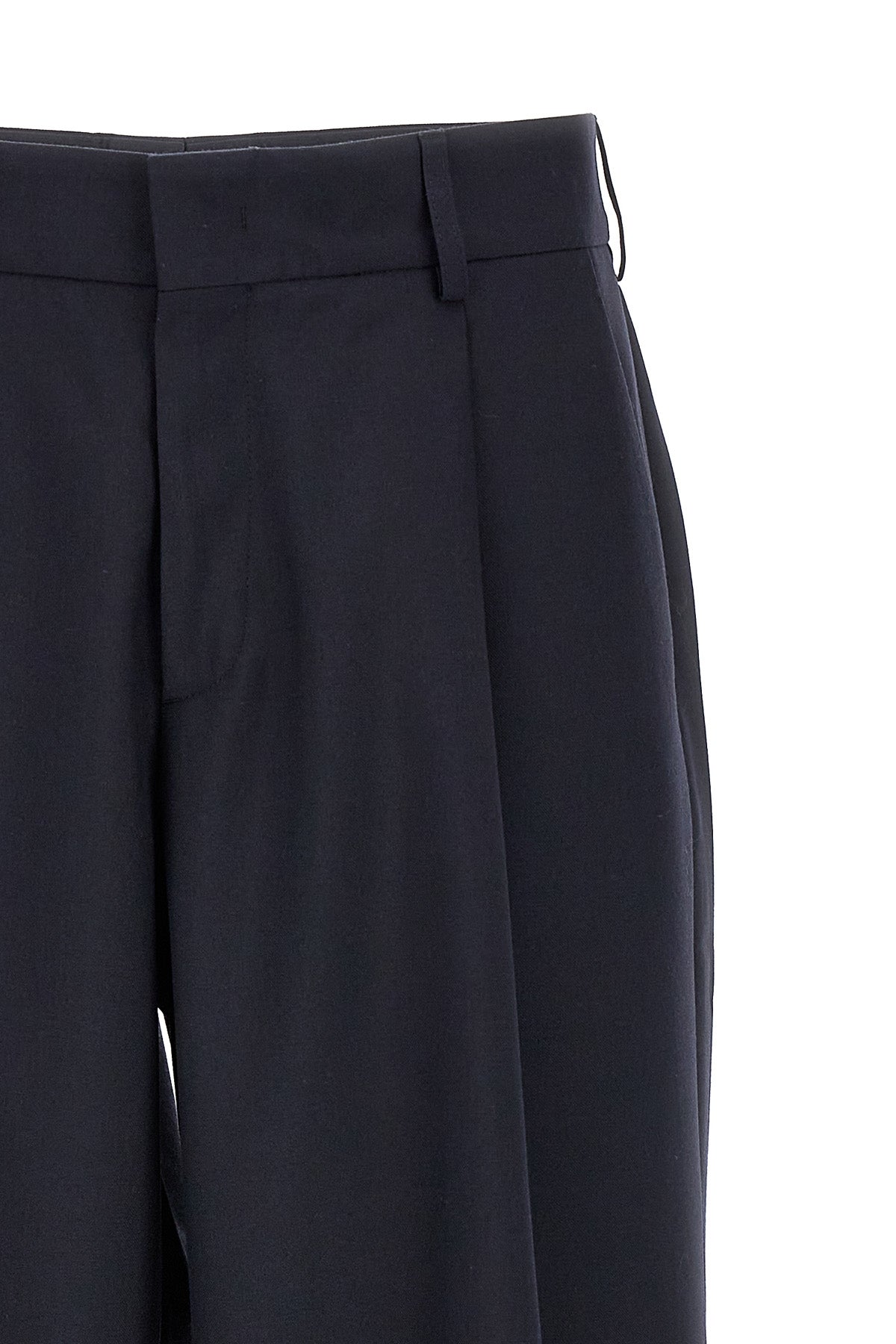 wool blend pants