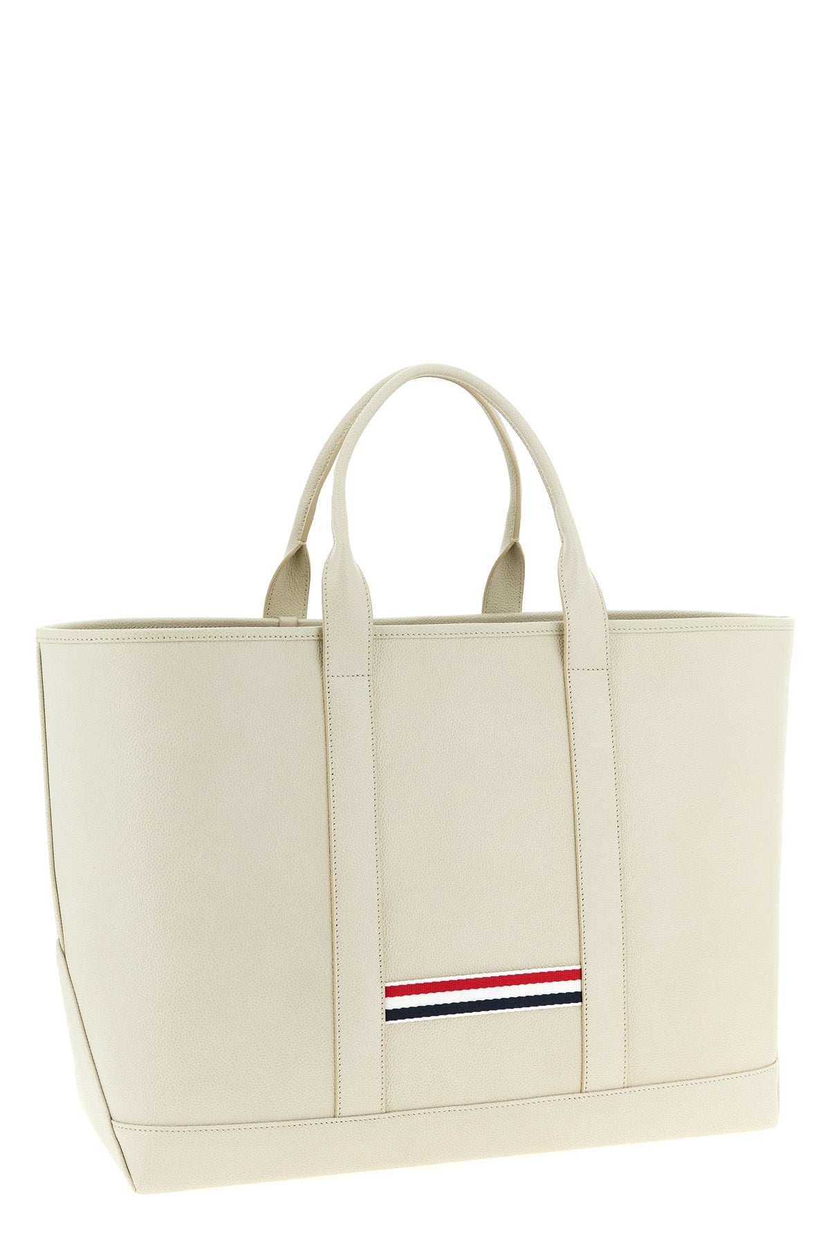 tool tote pebble grain leather shooping