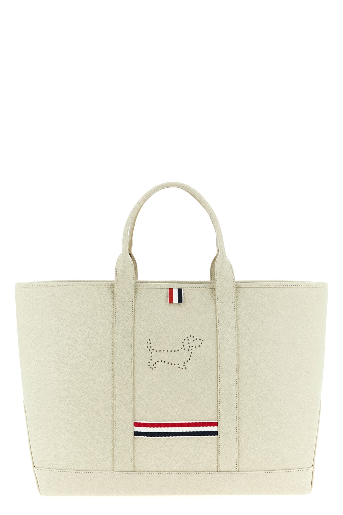 tool tote pebble grain leather shooping