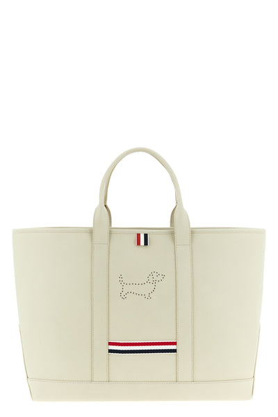 tool tote pebble grain leather shooping