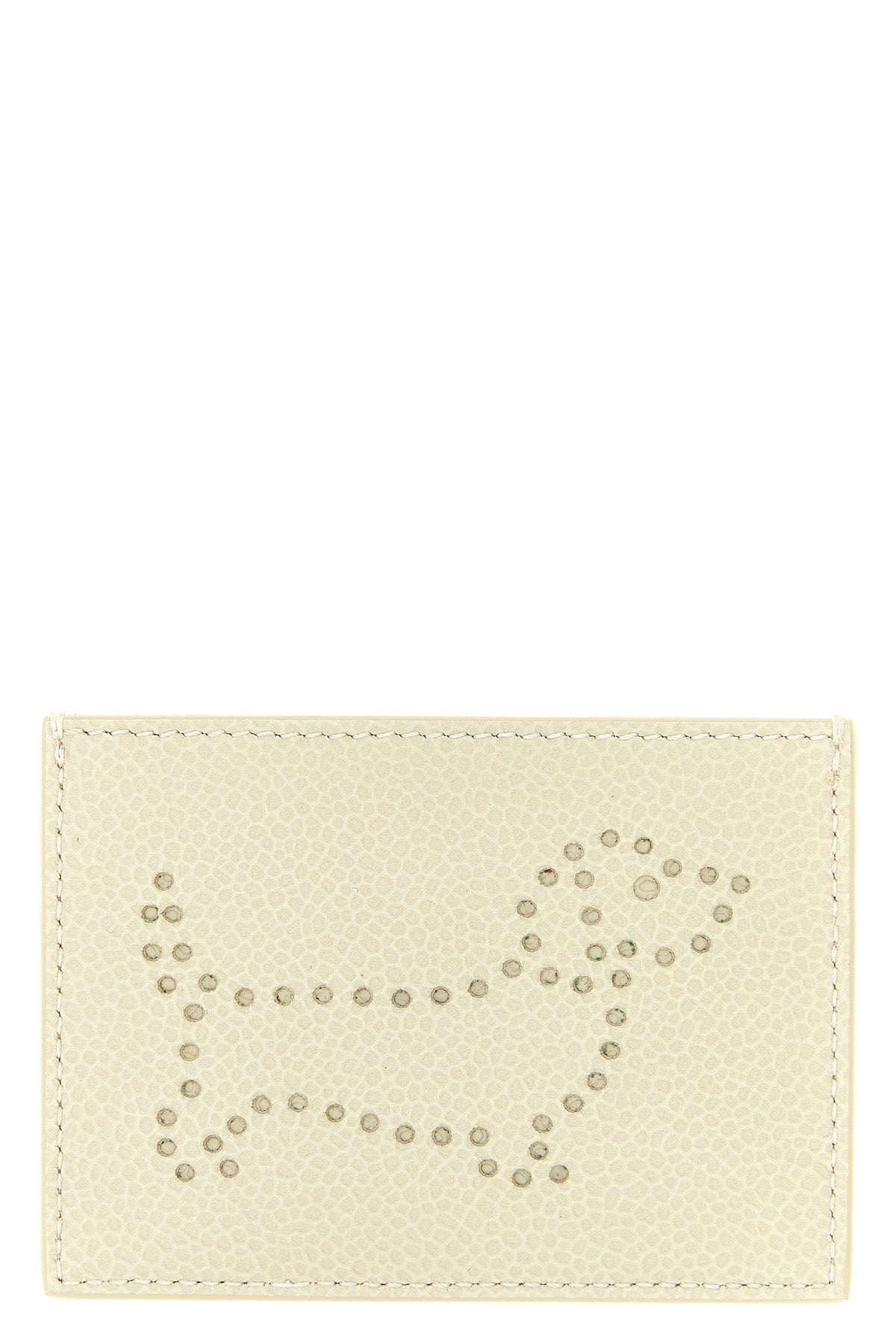 hammered leather card holder