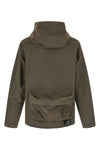 parka in windproof and rainproof technical fabric