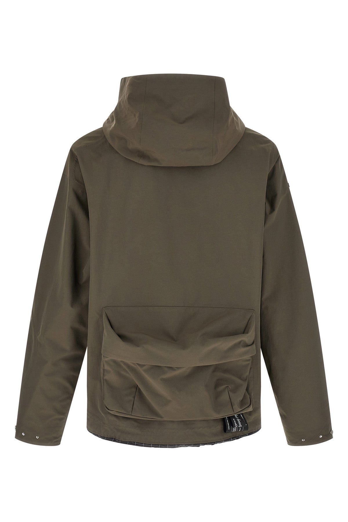 parka in windproof and rainproof technical fabric