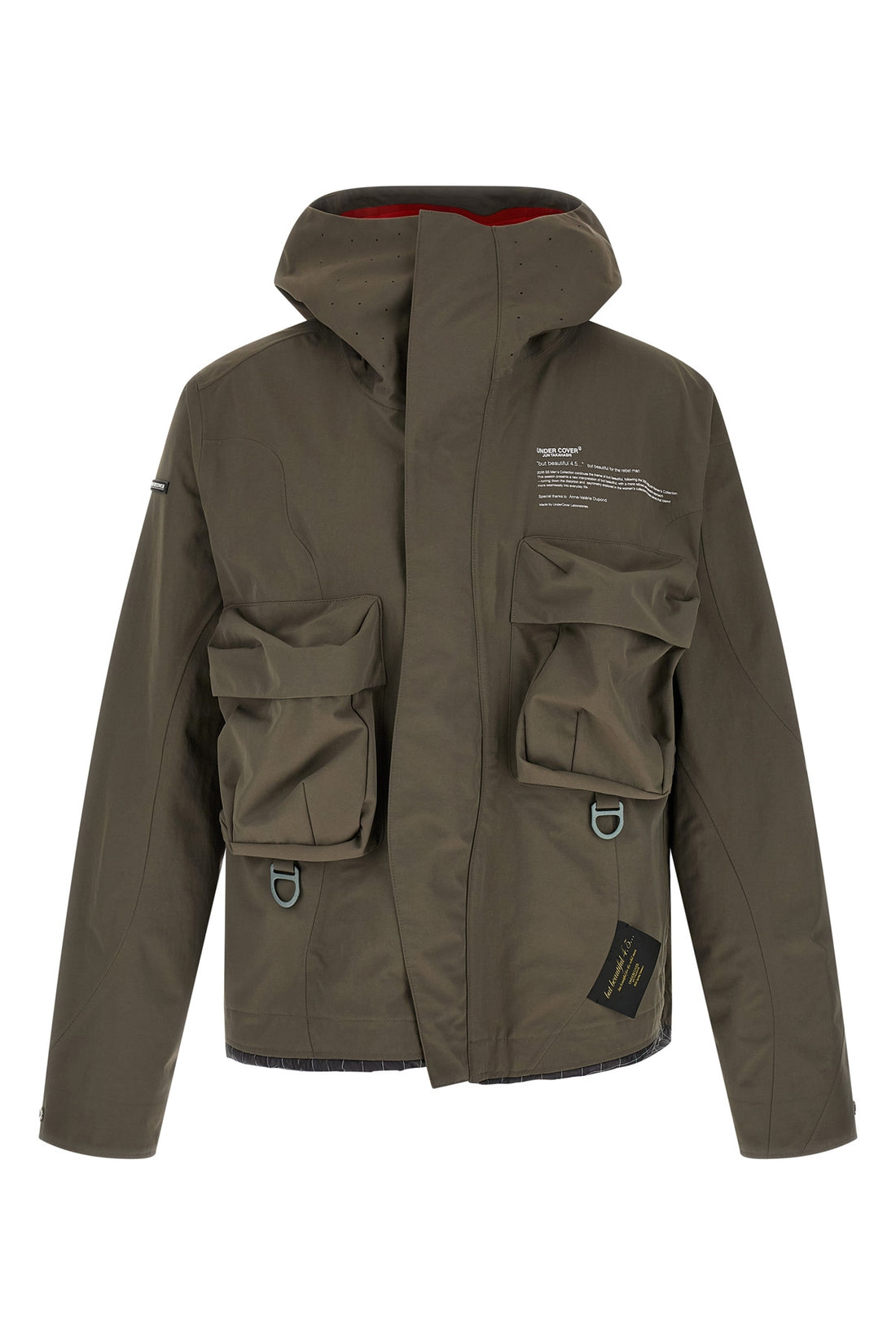 UNDERCOVER 3 parka in windproof and rainproof technical fabric