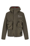 parka in windproof and rainproof technical fabric