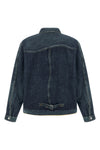stone-washed cotton denim jacket