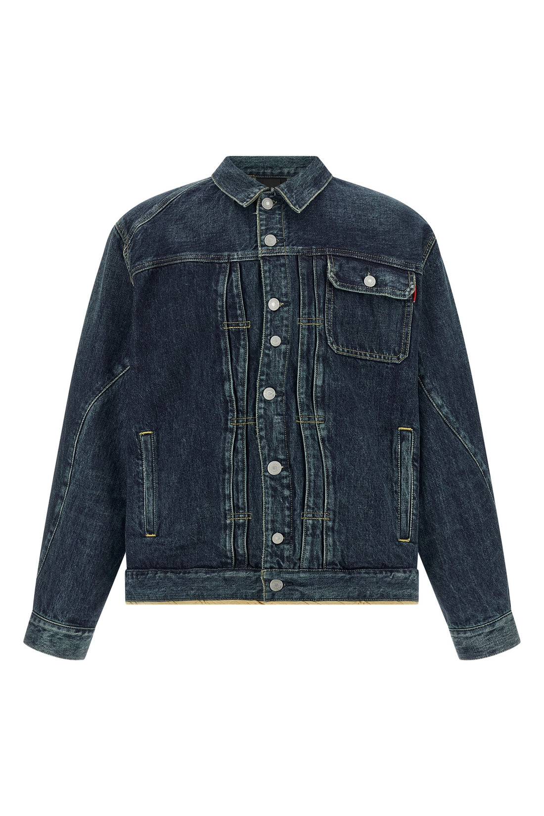 UNDERCOVER 3 stone-washed cotton denim jacket