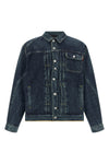 stone-washed cotton denim jacket