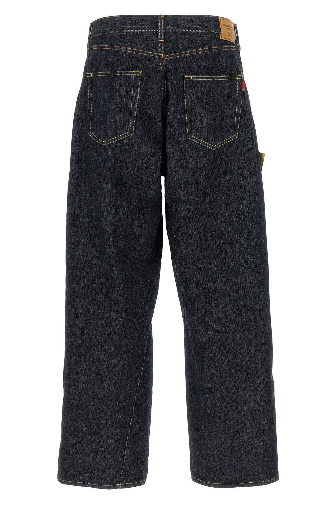 UNDERCOVER 5 people have the power rigid denim jeans