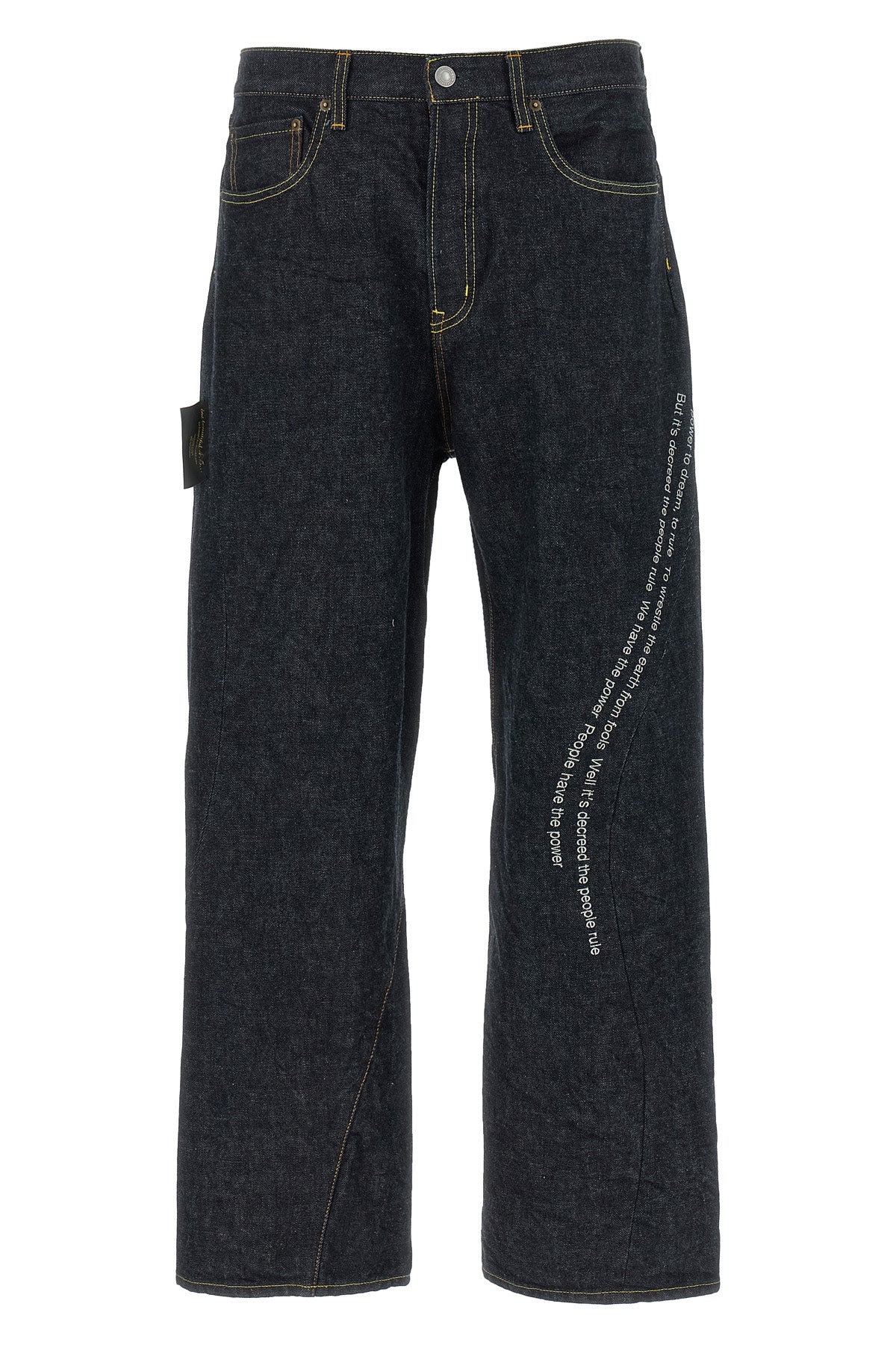 people have the power rigid denim jeans