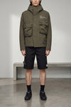 dickies x undercover uc1f4509 bermuda shorts in polyester and cotton twill