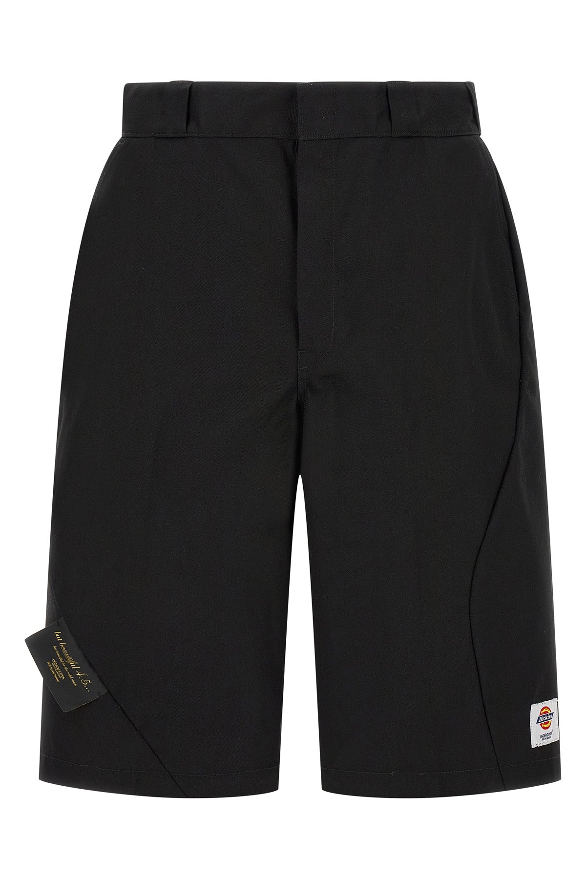 dickies x undercover uc1f4509 bermuda shorts in polyester and cotton twill