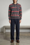 uc1f4804-2 polo shirt in light cotton striped piqué