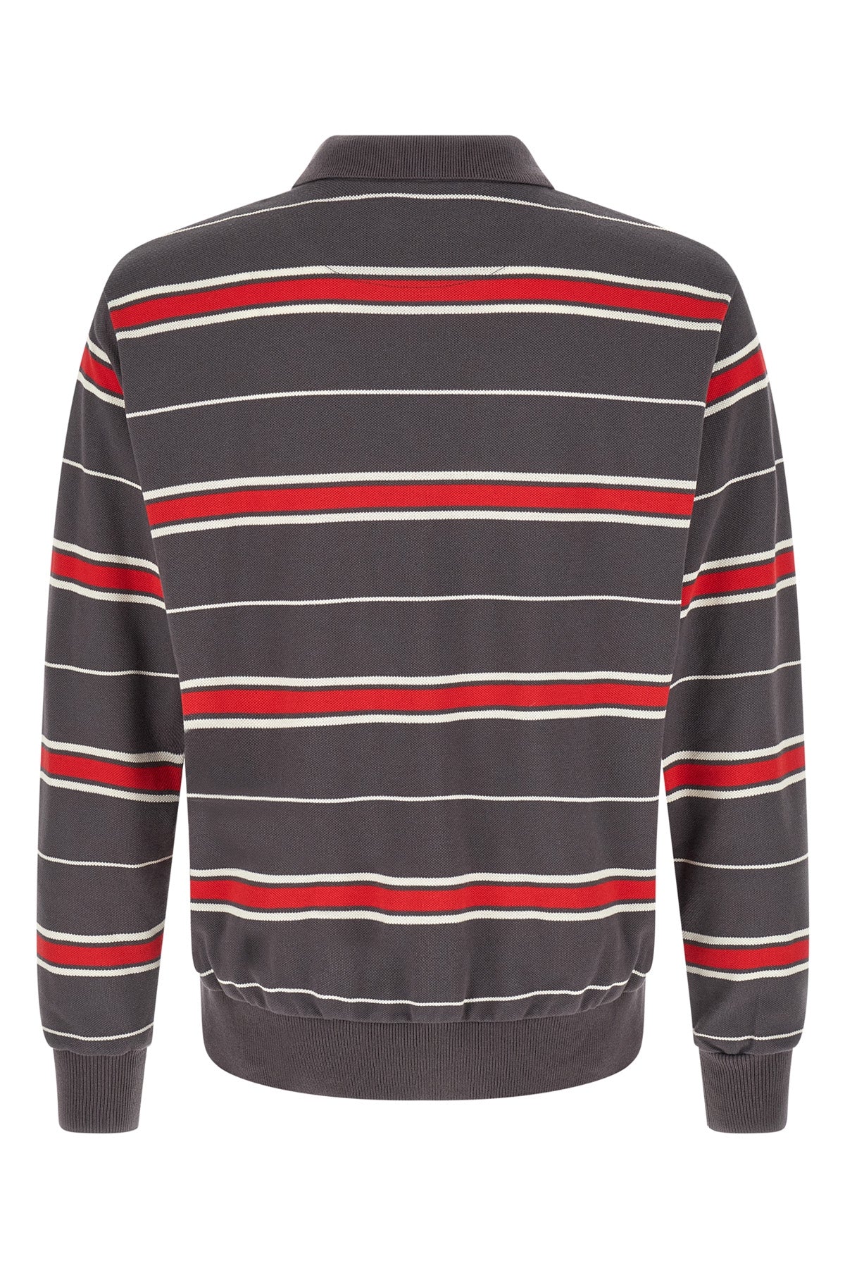 uc1f4804-2 polo shirt in light cotton striped piqué