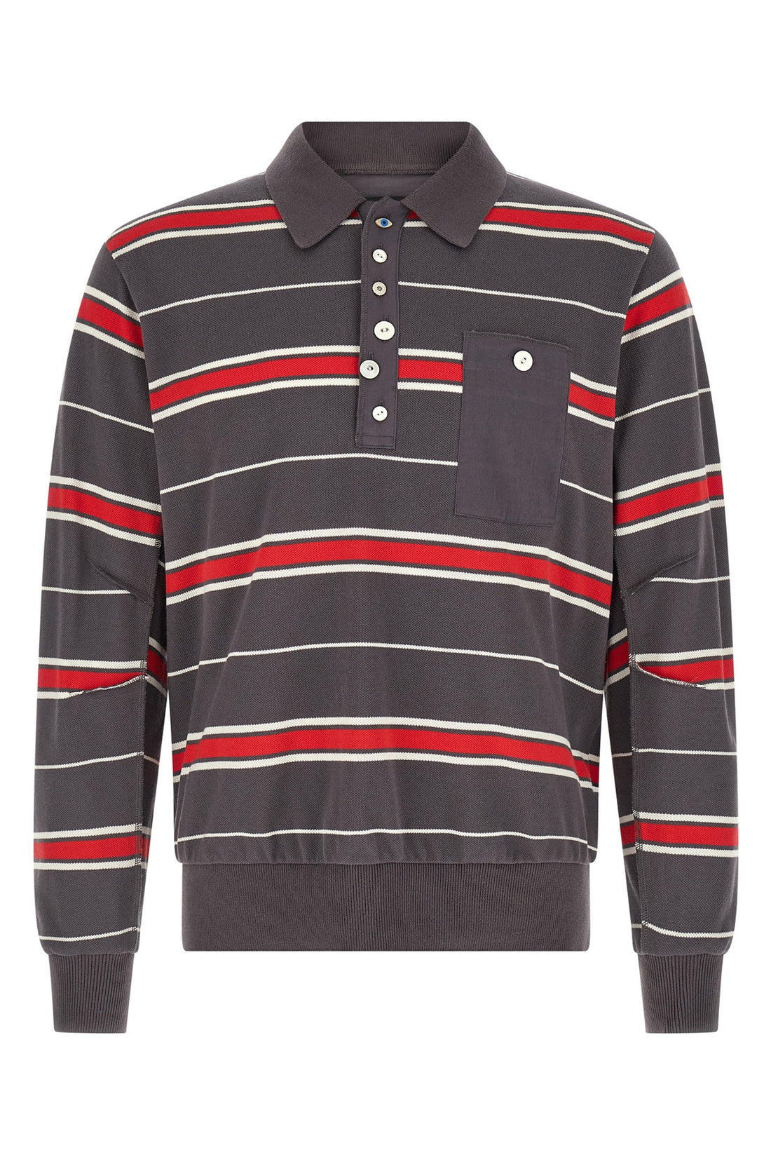 UNDERCOVER 3 uc1f4804-2 polo shirt in light cotton striped piqué