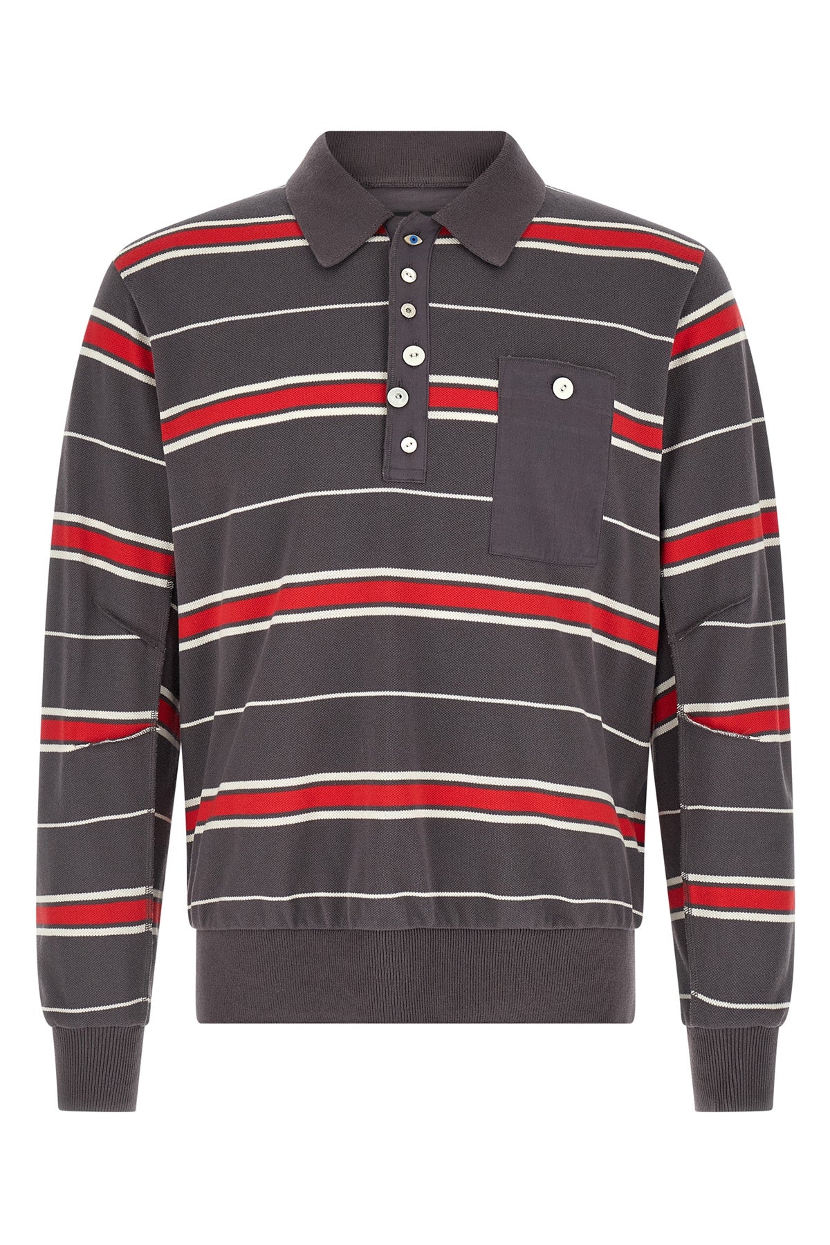 uc1f4804-2 polo shirt in light cotton striped piqué