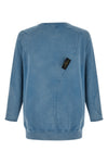 uc1f4808-1 sweatshirt in gauze délavé used-effect cotton