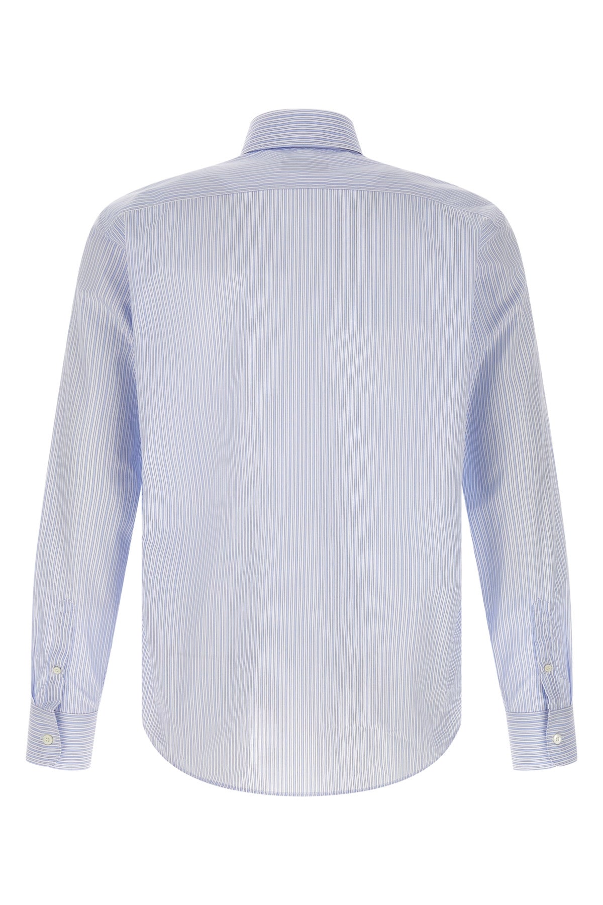 striped cotton poplin shirt