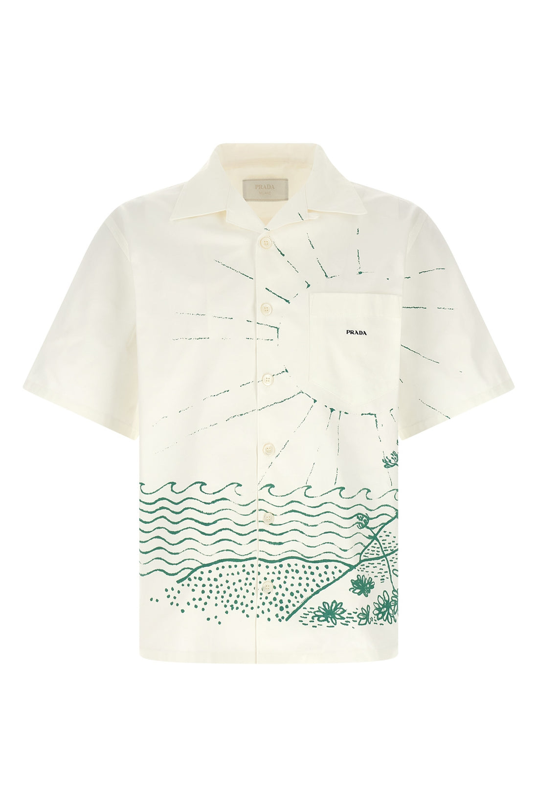 PRADA XL structured cotton shirt