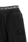 alexander wang denim pants redefine casual wear through a hybrid construction in