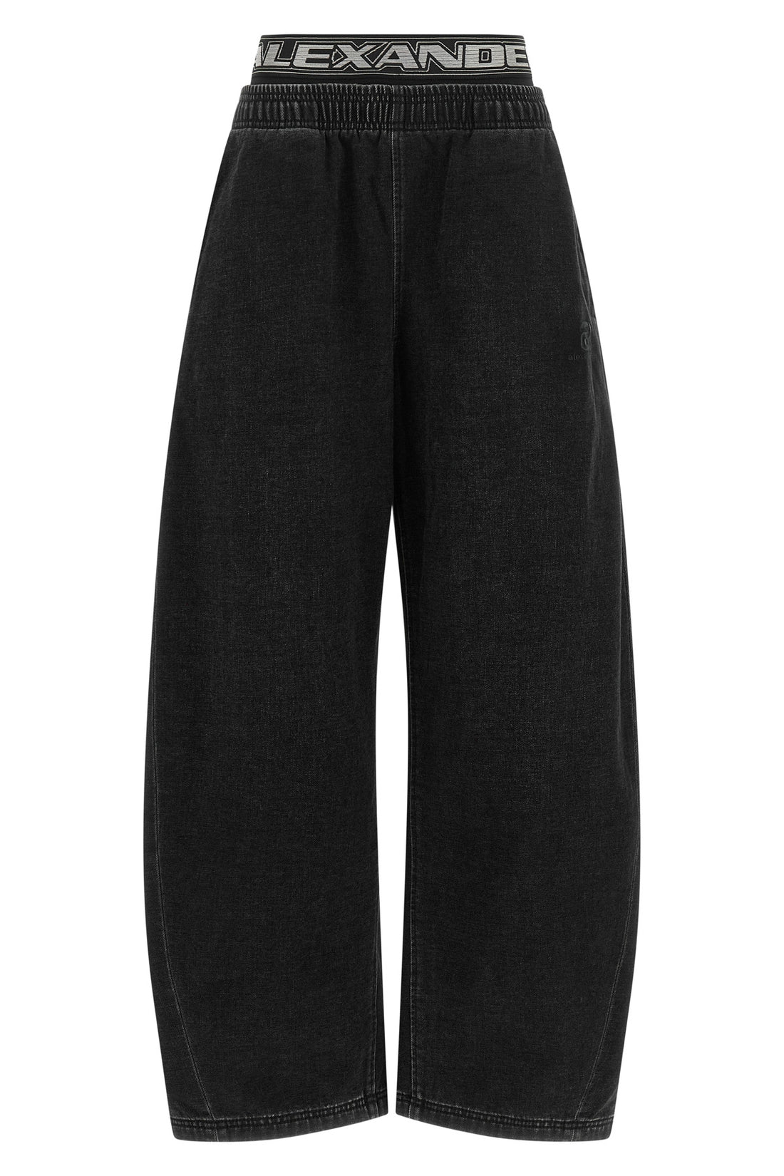 ALEXANDER WANG M alexander wang denim pants redefine casual wear through a hybrid construction in