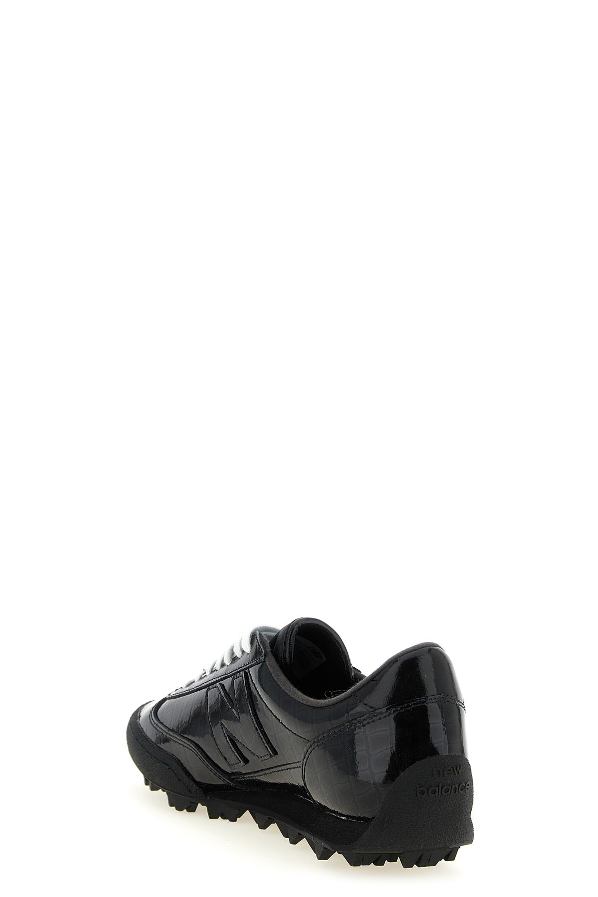 gator run patent leather sneakers