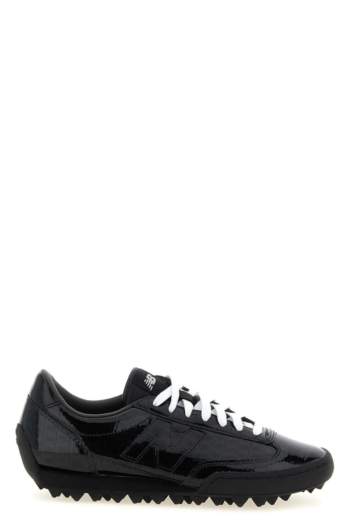 gator run patent leather sneakers