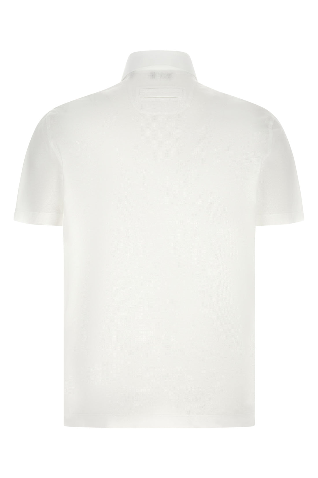 ZEGNA 54 light cotton piqué polo shirt