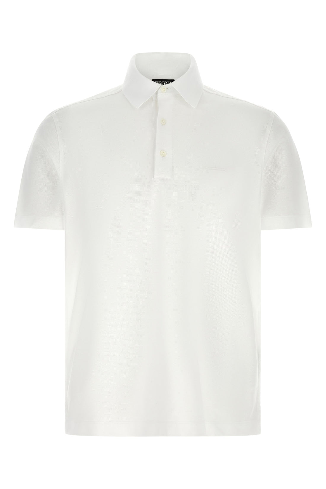 ZEGNA 54 light cotton piqué polo shirt