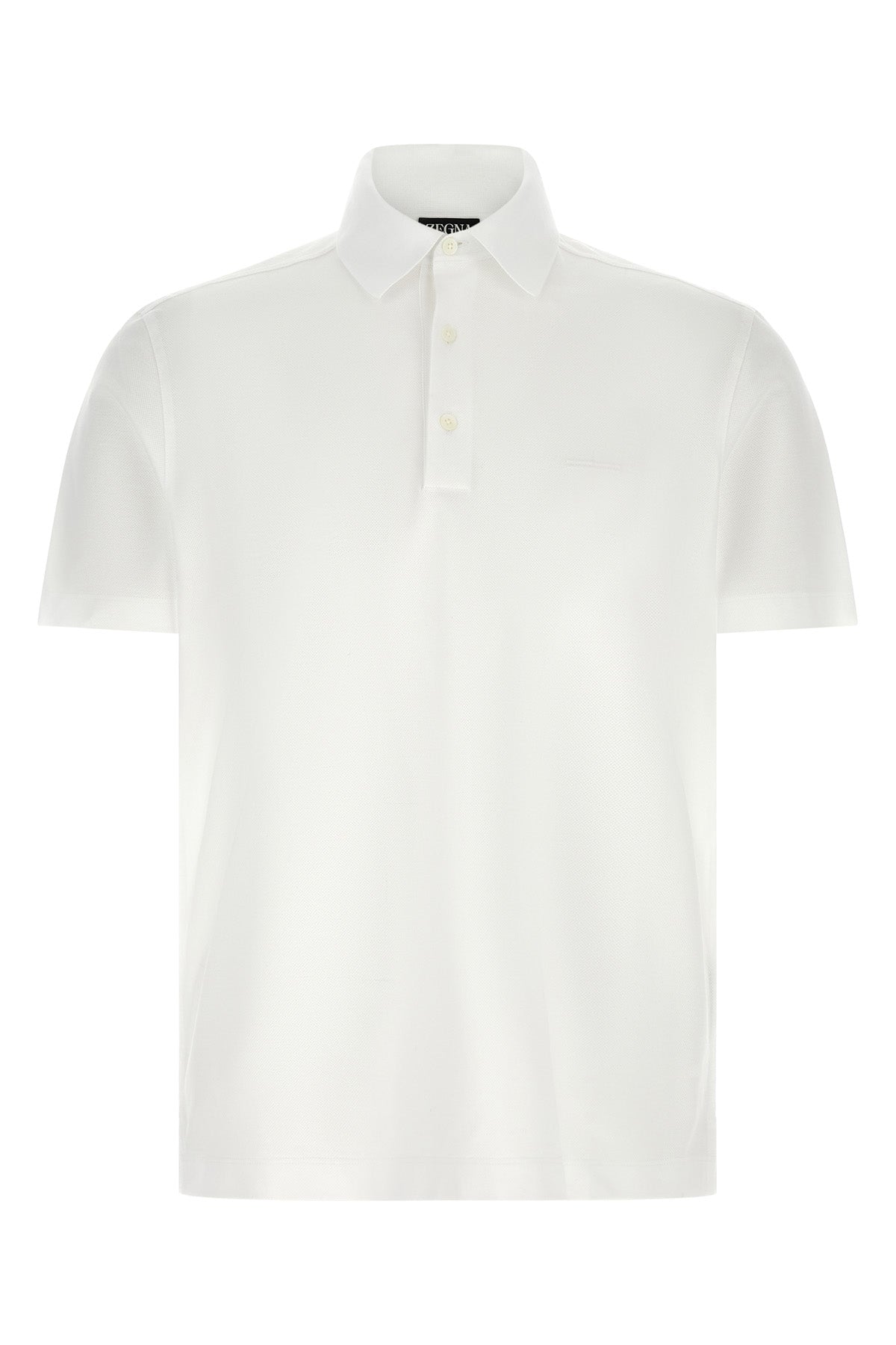 light cotton piqué polo shirt