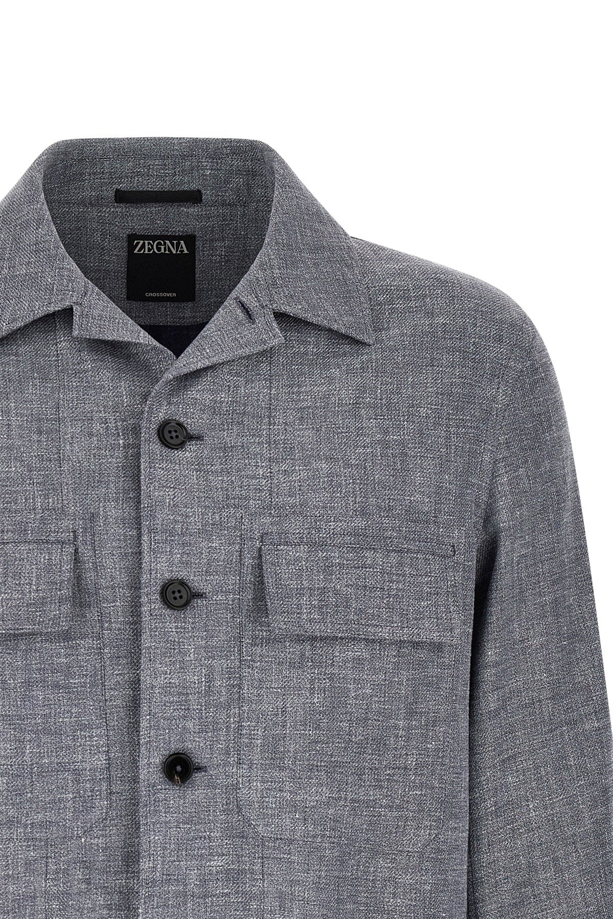 overshirt in linen