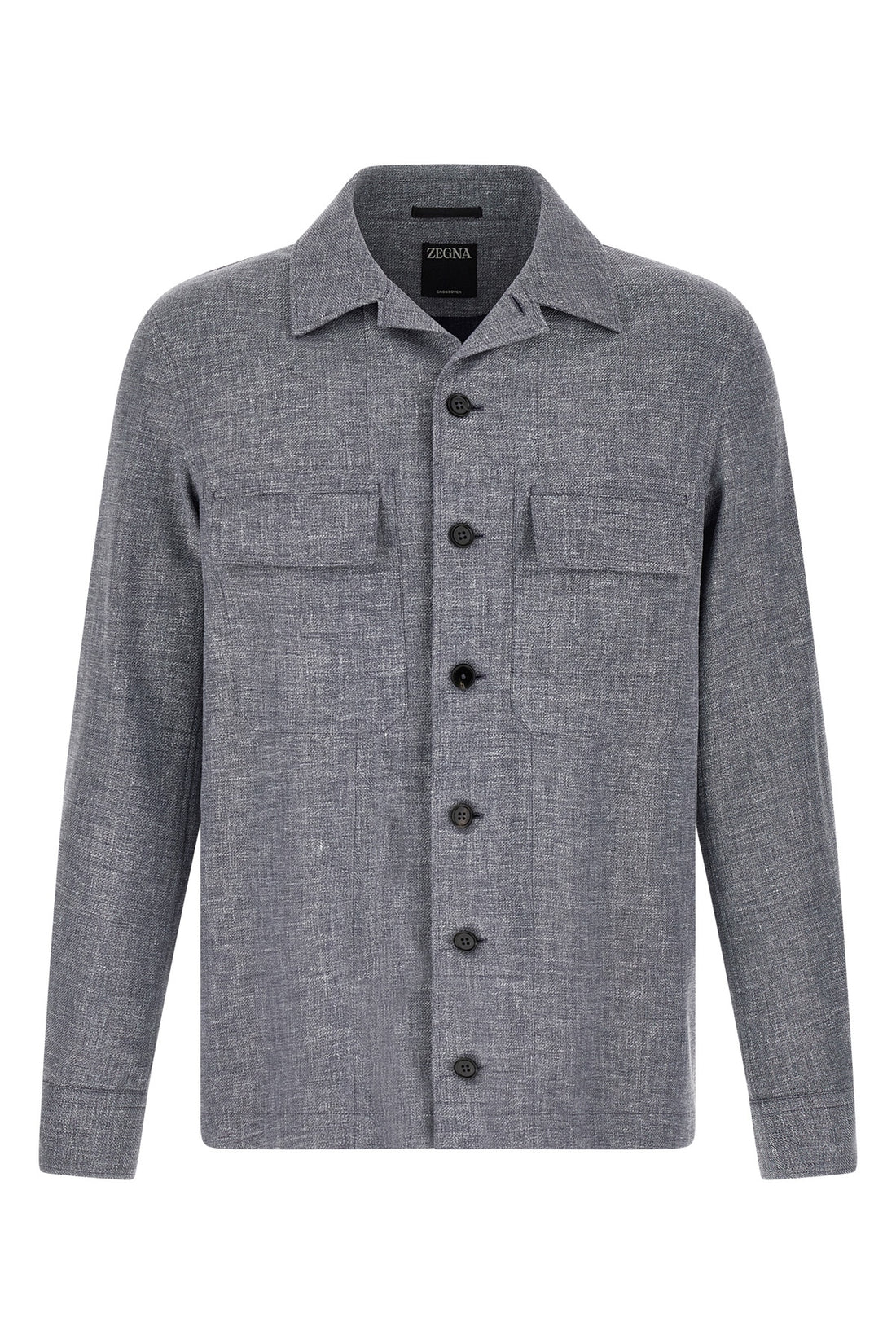 ZEGNA M overshirt in linen