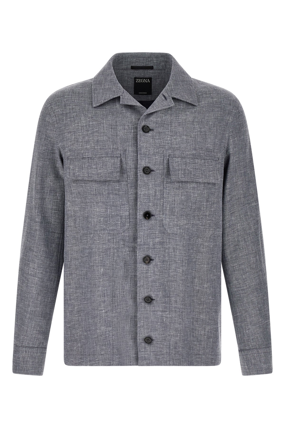overshirt in linen