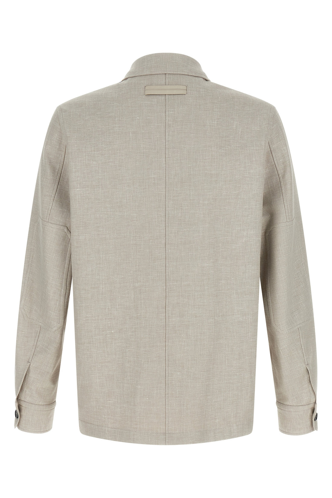 ZEGNA XL overshirt in linen