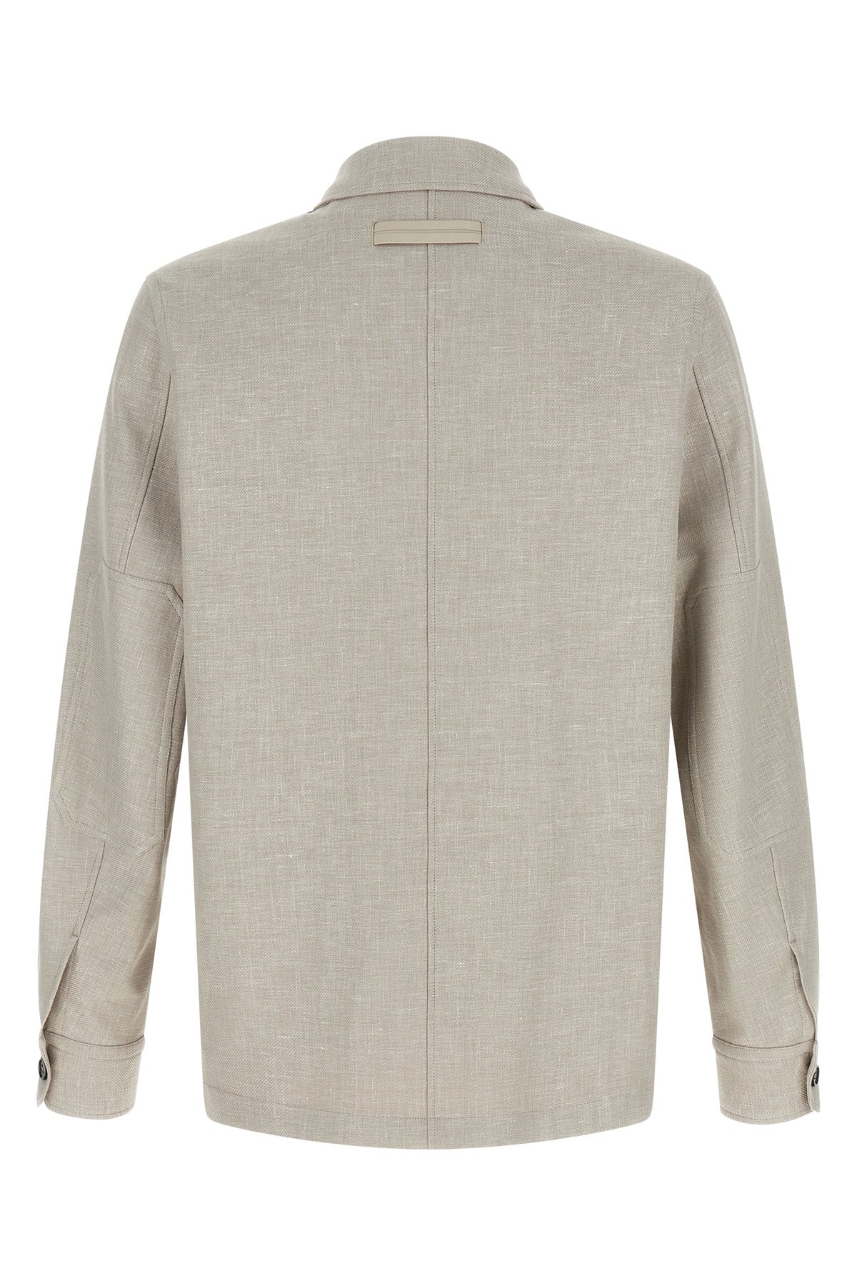 overshirt in linen