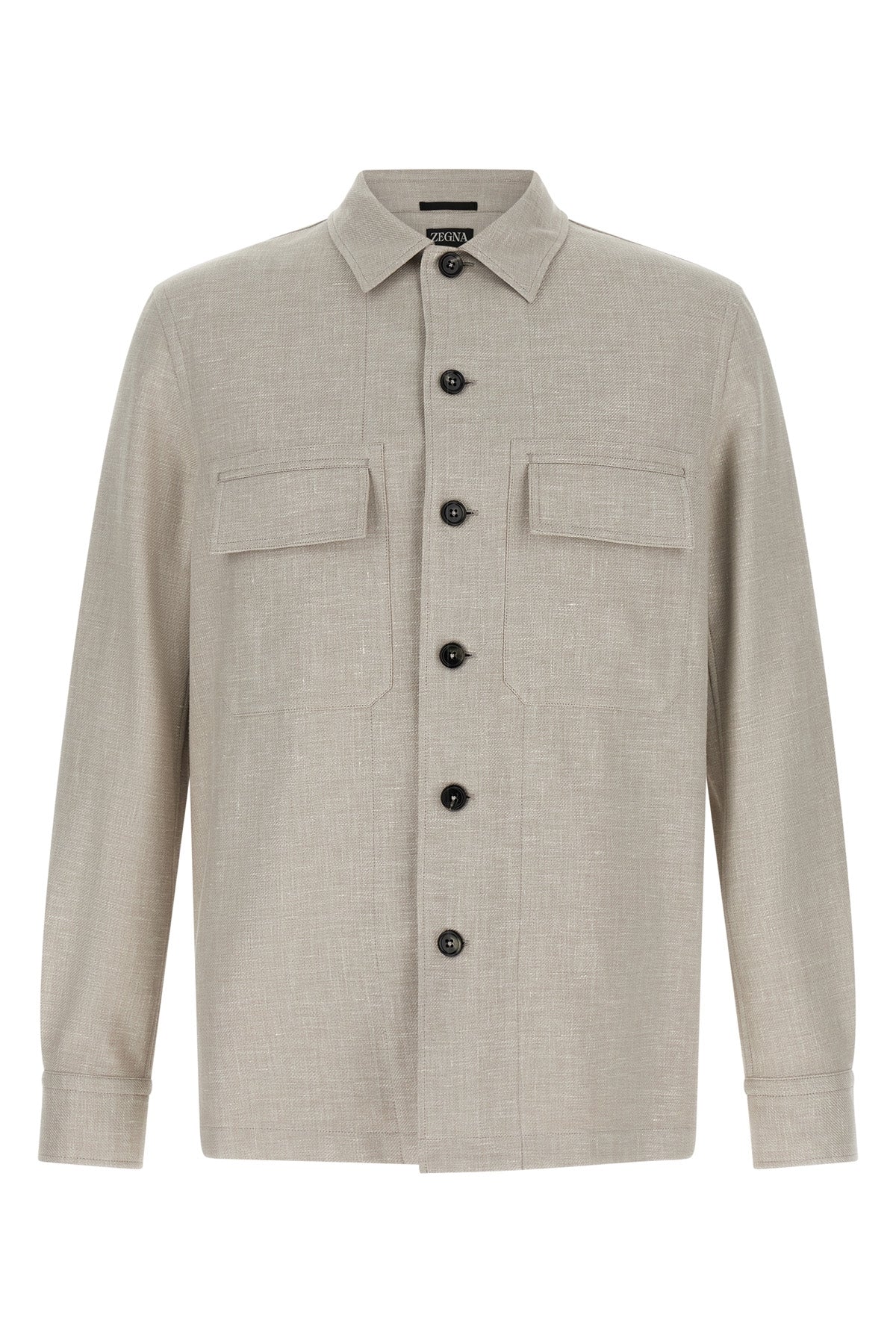 overshirt in linen