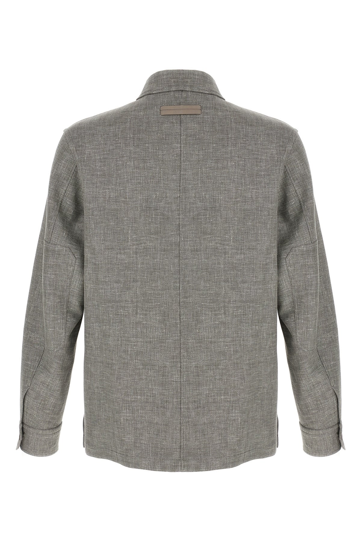 overshirt in linen
