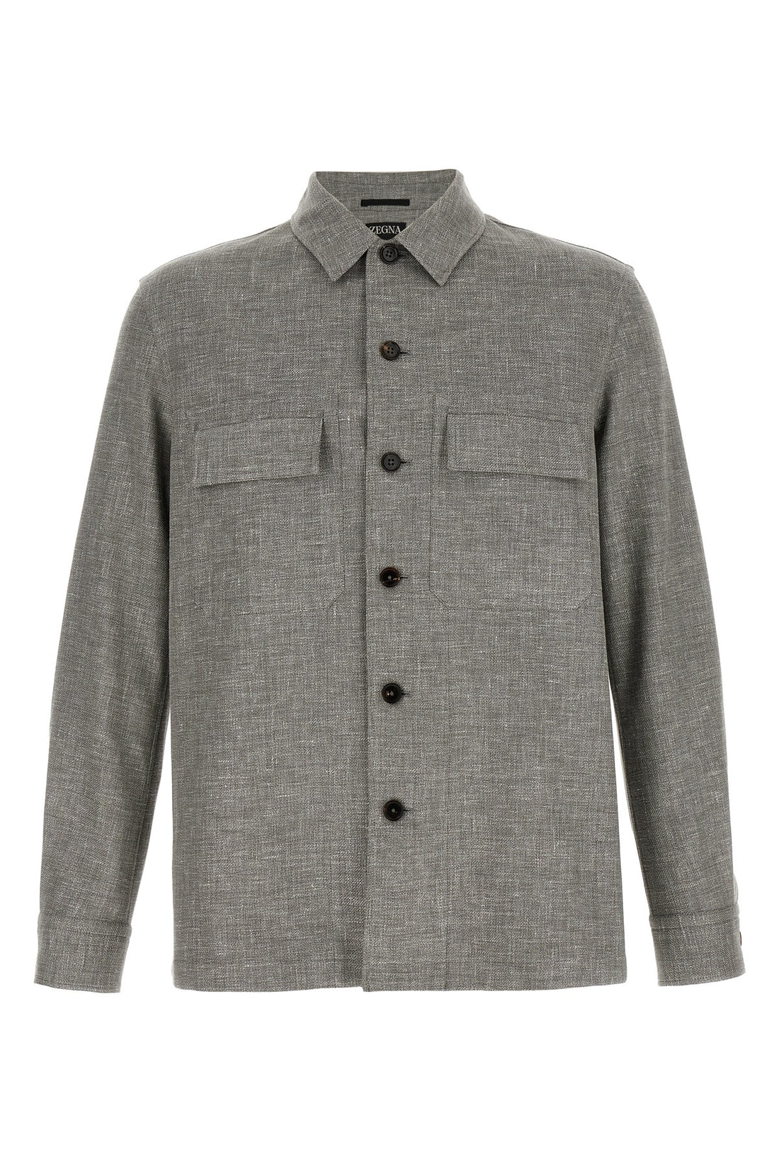 ZEGNA L overshirt in linen