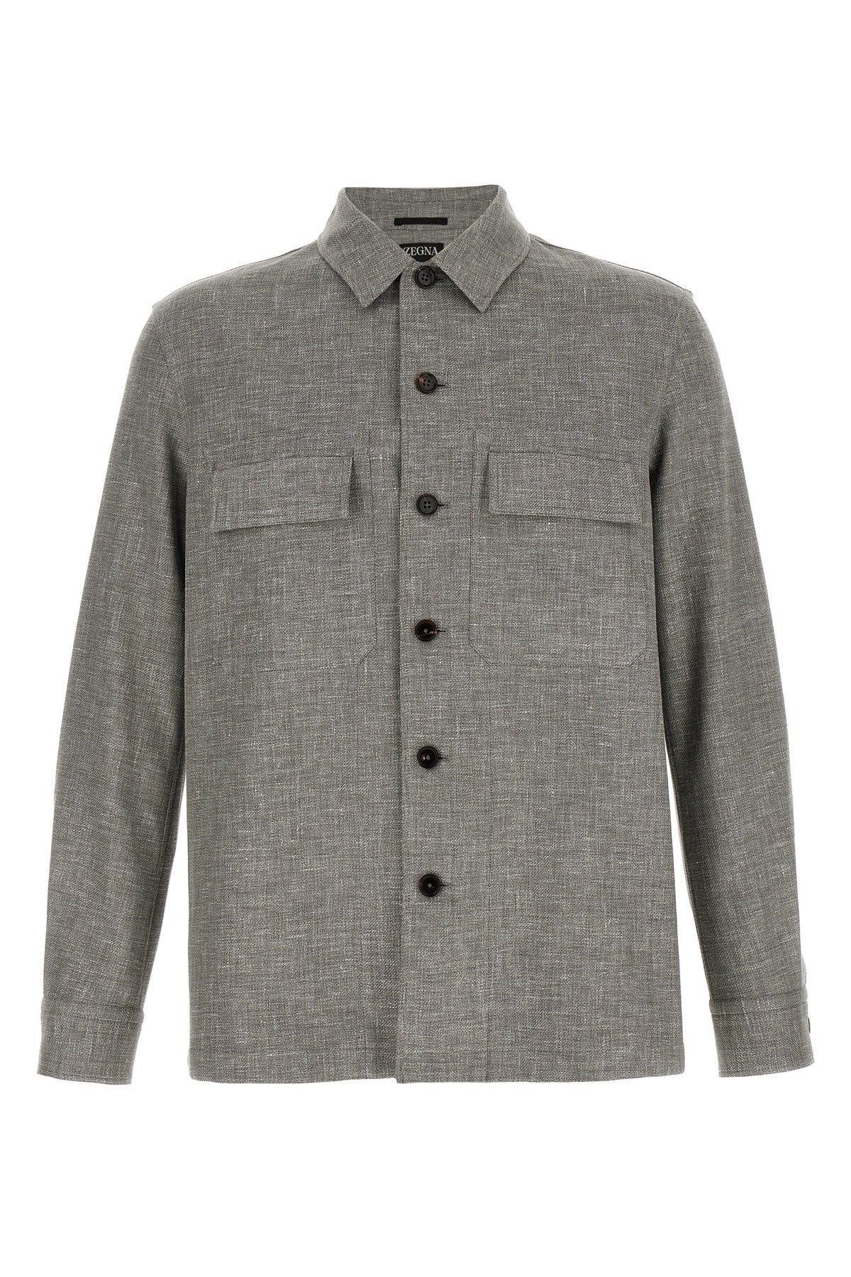 overshirt in linen