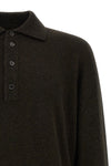 the long-sleeved polo shirt zegna in wool and cashmere blend